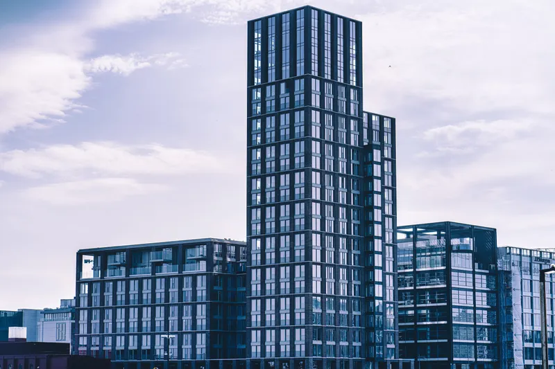 Office towers at Capital Dock, Dublin